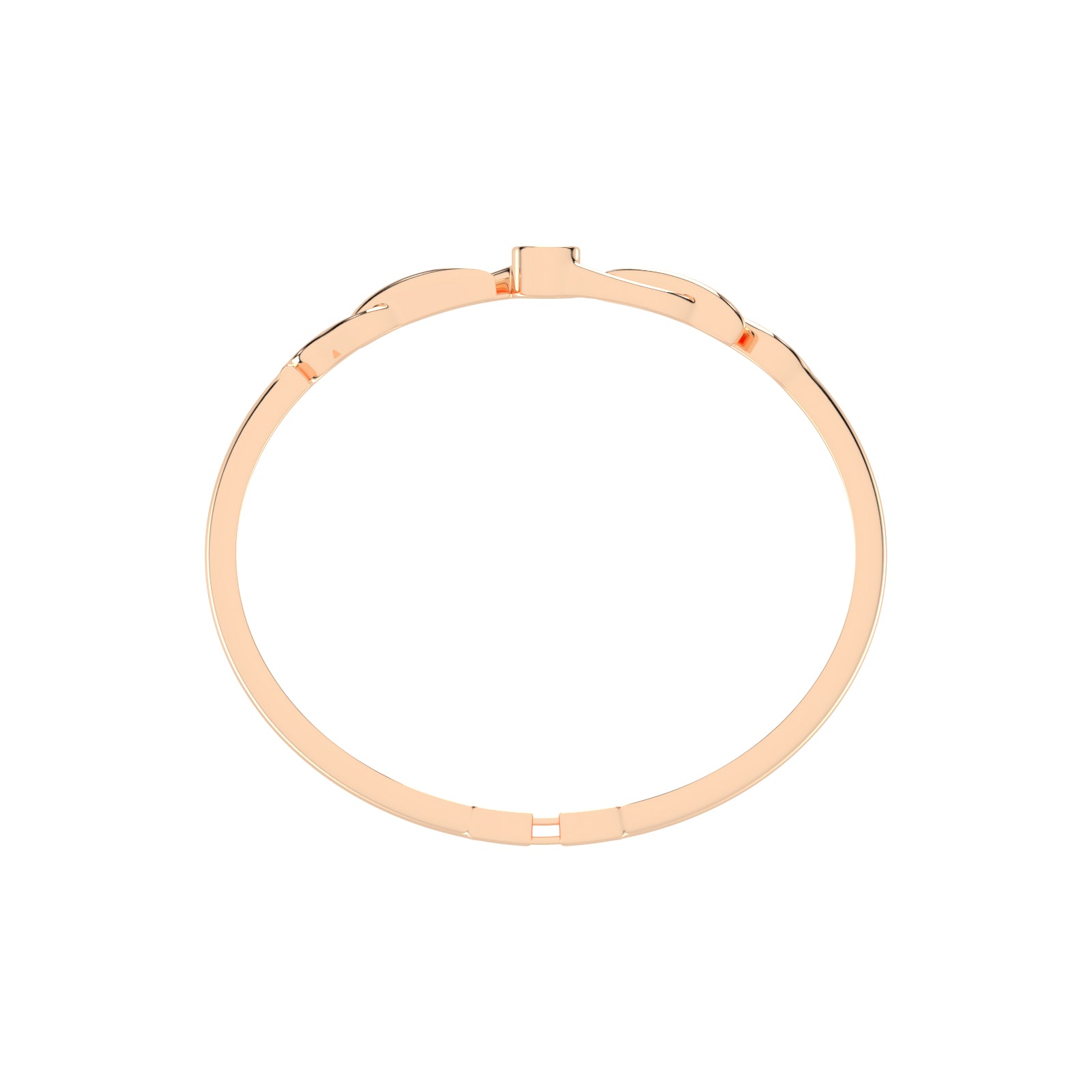 Vellia 050Ct Single Round Cut Kada Lab Diamond Bracelet