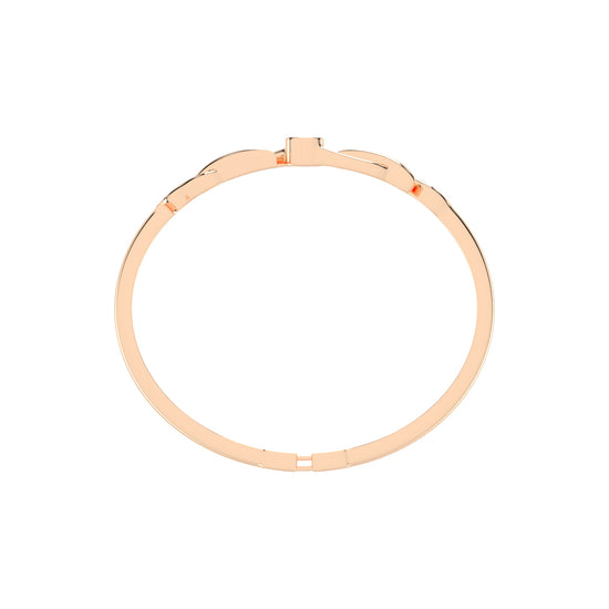 Vellia 050Ct Single Round Cut Kada Lab Diamond Bracelet