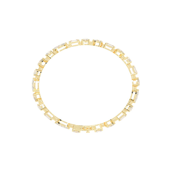 Atria 675Ct Miracle Setting Marquise Cut Fancy Lab Diamond Bracelet