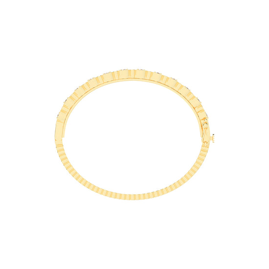 Mira Surface Round Cut Fancy Lab Diamond Bracelet