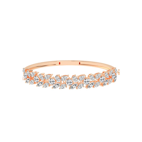 Marelle 105Ct Two Row Fancy Lab Diamond Bracelet