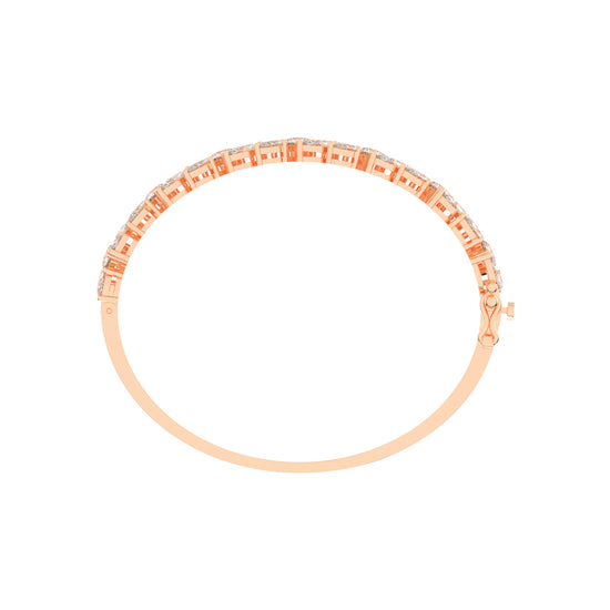 Marelle 105Ct Two Row Fancy Lab Diamond Bracelet