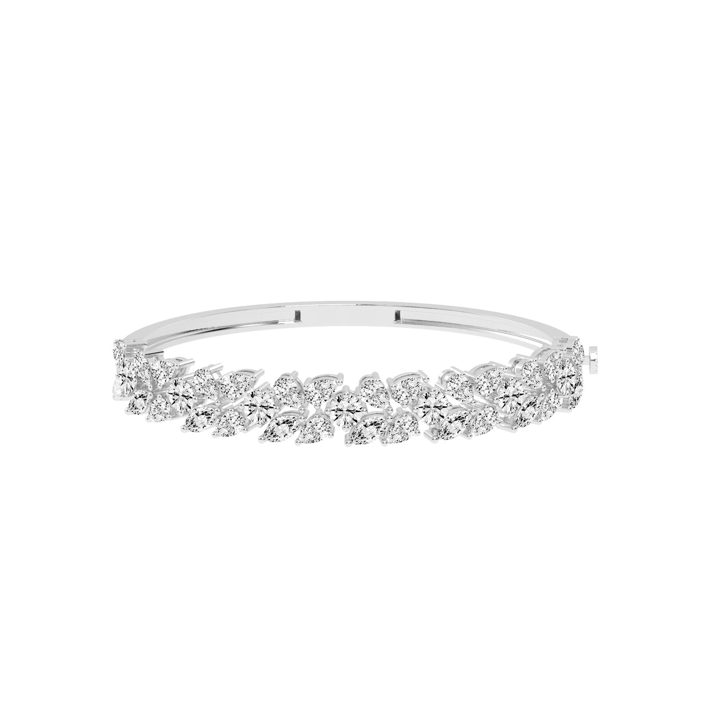 Marelle 105Ct Two Row Fancy Lab Diamond Bracelet