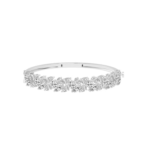 Marelle 105Ct Two Row Fancy Lab Diamond Bracelet