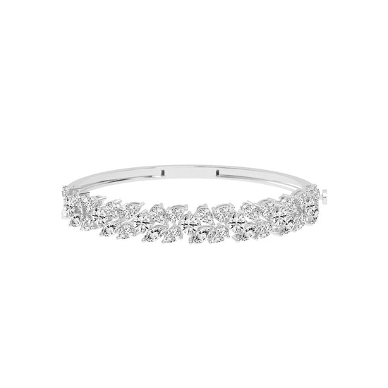 Marelle 105Ct Two Row Fancy Lab Diamond Bracelet