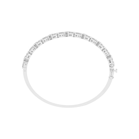 Marelle 105Ct Two Row Fancy Lab Diamond Bracelet