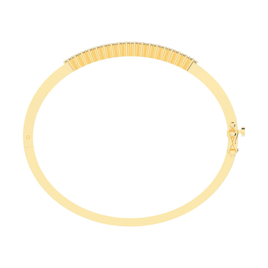 Miri 125Ct Two Row Round Cut Kada Lab Diamond Bracelet