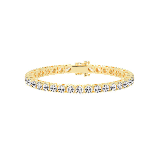 Fiara 115Ct Shared Prong Round Cut Tennis Lab Diamond Bracelet