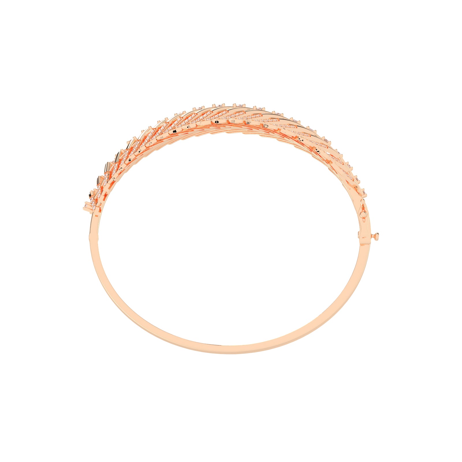 Rivara Round Cut Kada Lab Diamond Bracelet
