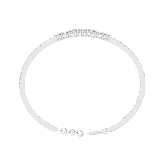 Zaira 15Ct Round Cut Kada Lab Diamond Bracelet