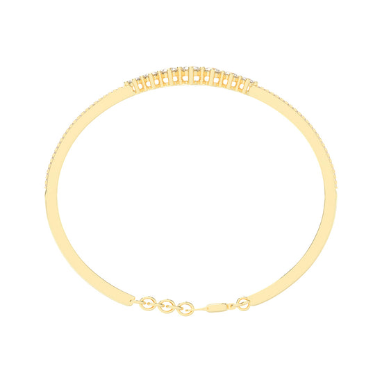 Zaira 15Ct Round Cut Kada Lab Diamond Bracelet
