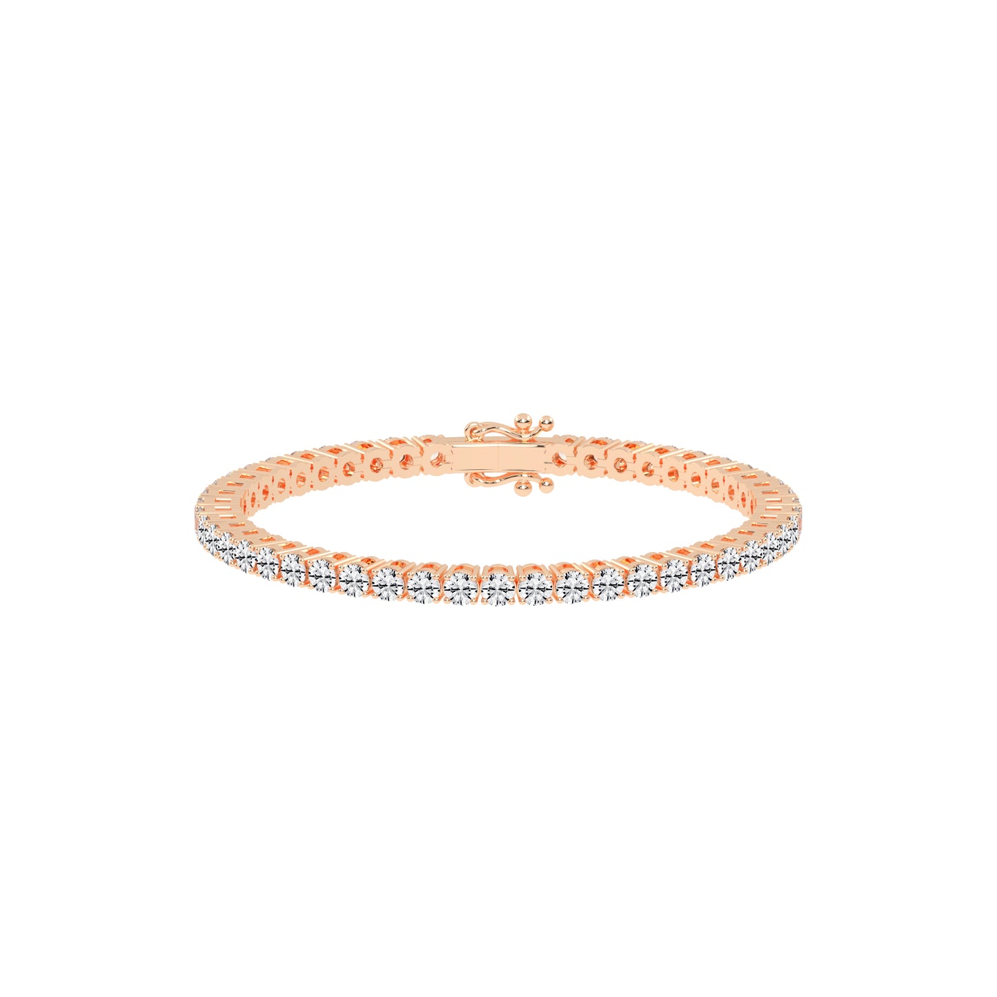 Vivara 45Ct Standard Round Cut Tennis Lab Diamond Bracelet