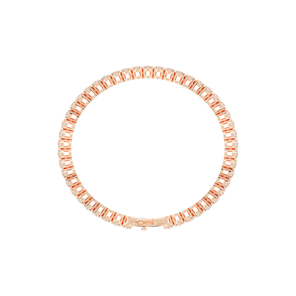 Vivara 45Ct Standard Round Cut Tennis Lab Diamond Bracelet