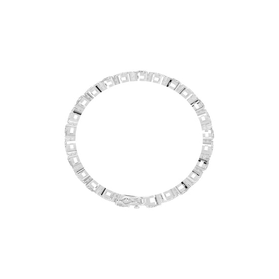 Rinna 375Ct Shared Setting Fancy Lab Diamond Bracelet