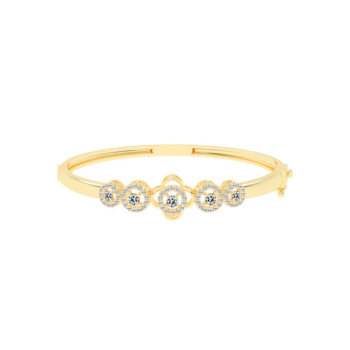 Valen 150Ct Cushion Cut Kada Lab Diamond Bracelet