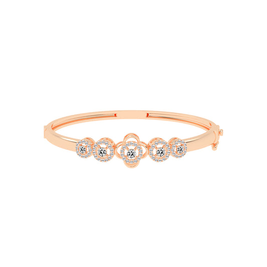 Valen 150Ct Cushion Cut Kada Lab Diamond Bracelet
