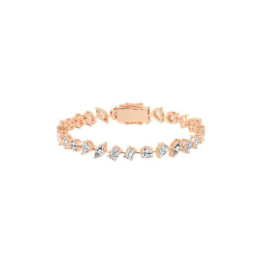 Caelis 8Ct Marquise Cut Kada Lab Diamond Bracelet