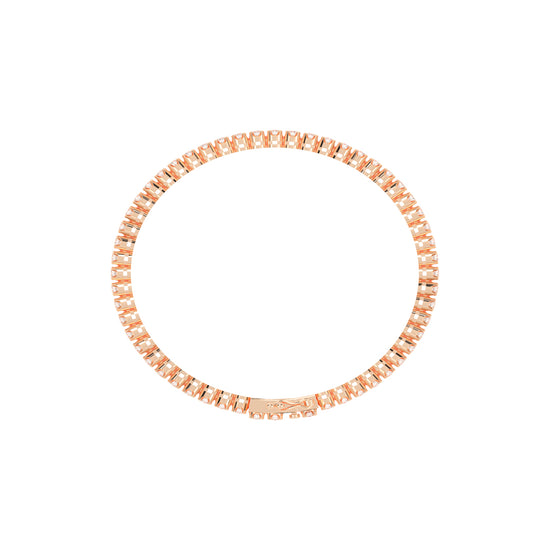 Viora 150Ct Miracle Setting Round Cut Tennis Lab Diamond Bracelet