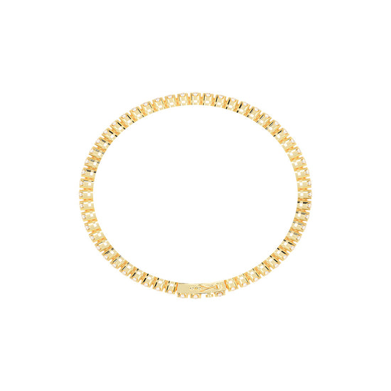 Viora 150Ct Miracle Setting Round Cut Tennis Lab Diamond Bracelet