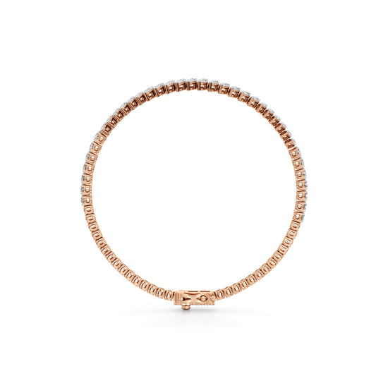Luminous Marquise  Round Diamond Bracelet