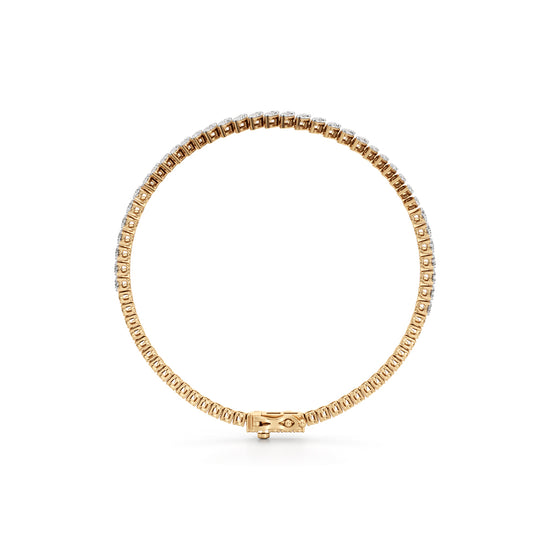 Luminous Marquise  Round Diamond Bracelet