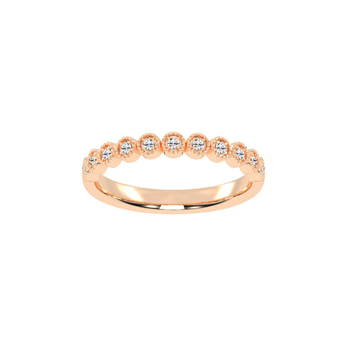 Eternelle bazel style eternity lab diamond ring