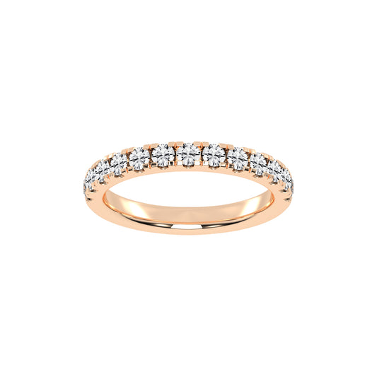 Radiance shared style eternity lab diamond ring