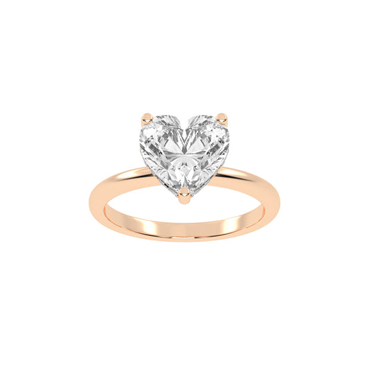 Elegant HeartCut Promise Ring