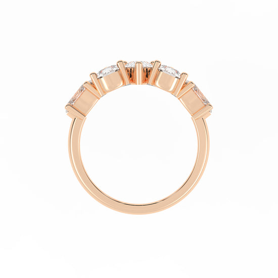 Lustrous PearShaped Diamond Ring