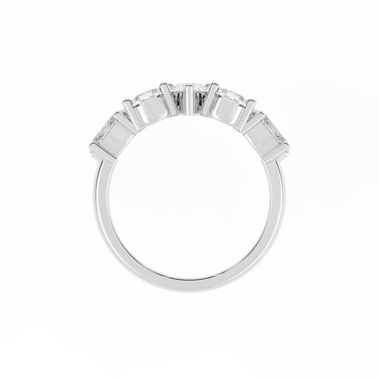 Lustrous PearShaped Diamond Ring