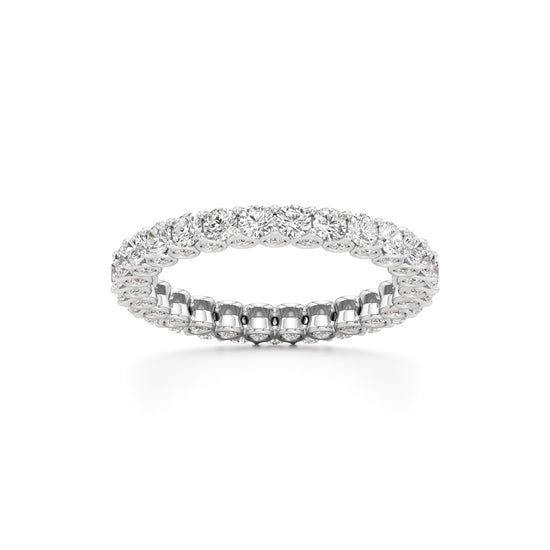 Dazzling DualTone Eternity Diamond Ring