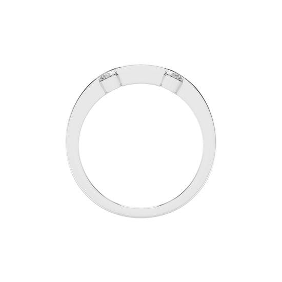 Shimmera Round Cut Stackable Casual Lab Diamond Ring