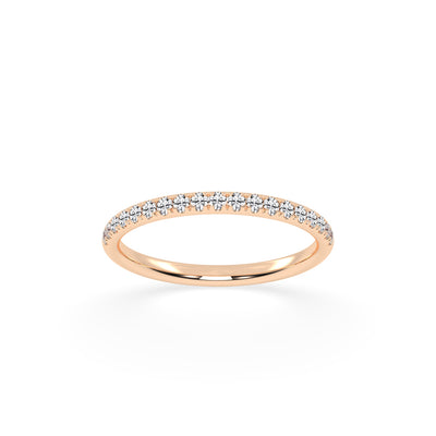 Serenite Surface Prong Delicate Lab Diamond Ring