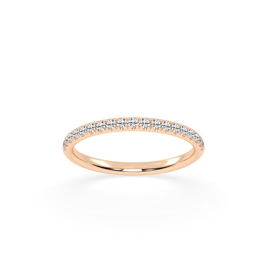 Serenite Surface Prong Delicate Lab Diamond Ring