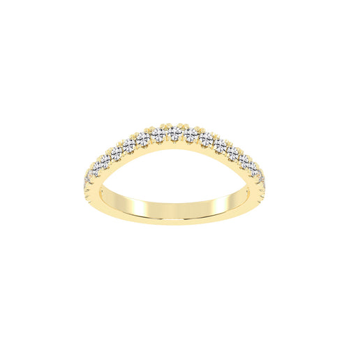 Adorelle Round Cut Delicate Lab Diamond Ring