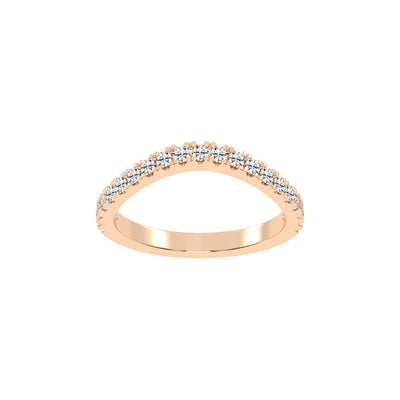 Adorelle Round Cut Delicate Lab Diamond Ring
