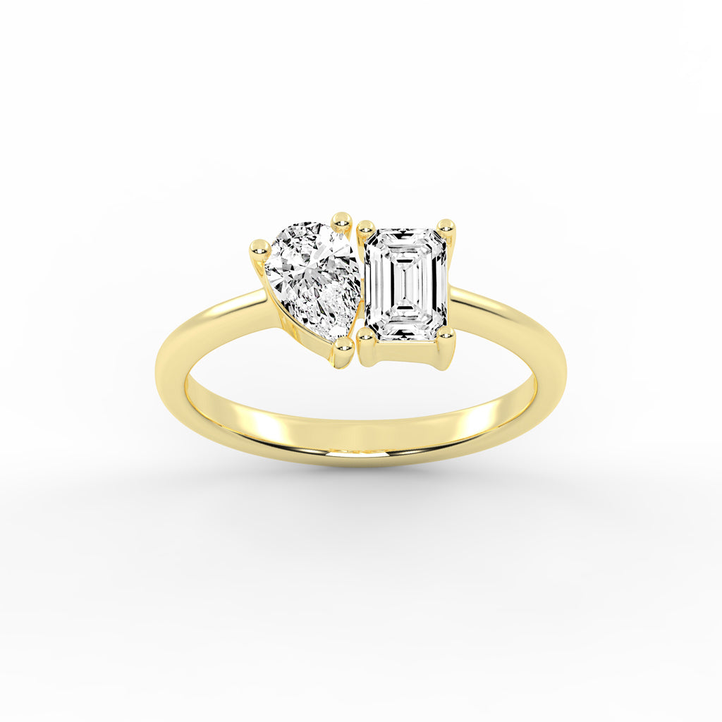 The Converging Radiance Diamond Ring