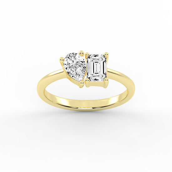 The Converging Radiance Diamond Ring