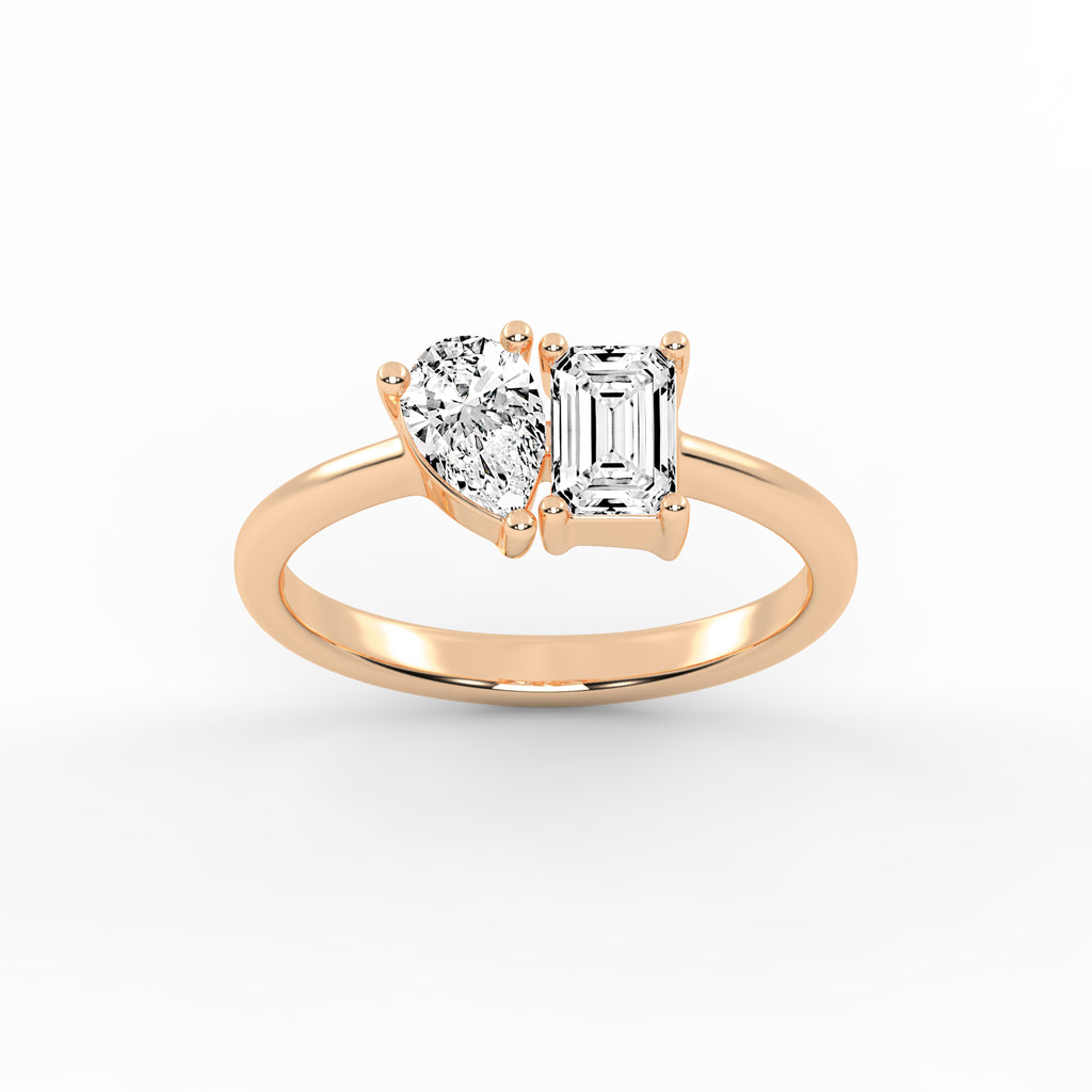 The Converging Radiance Diamond Ring