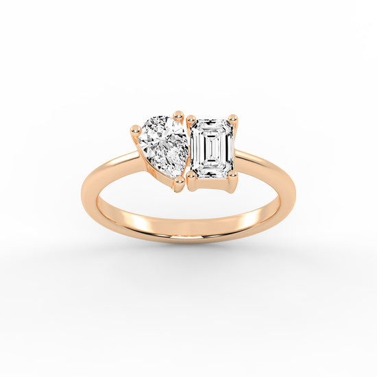 The Converging Radiance Diamond Ring