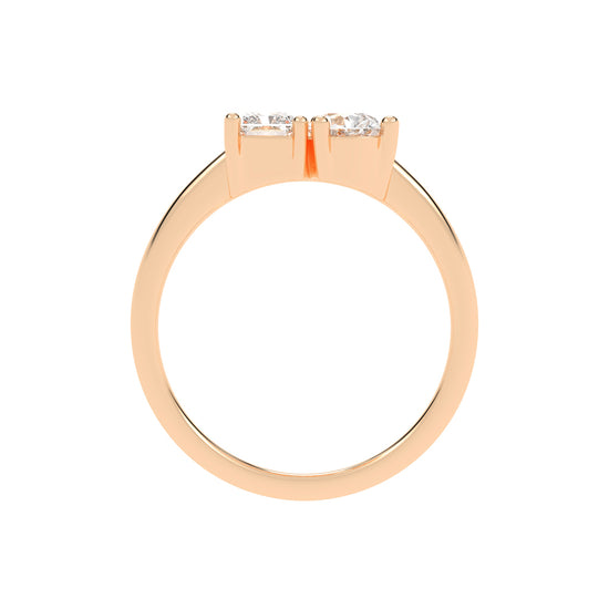 The Converging Radiance Diamond Ring