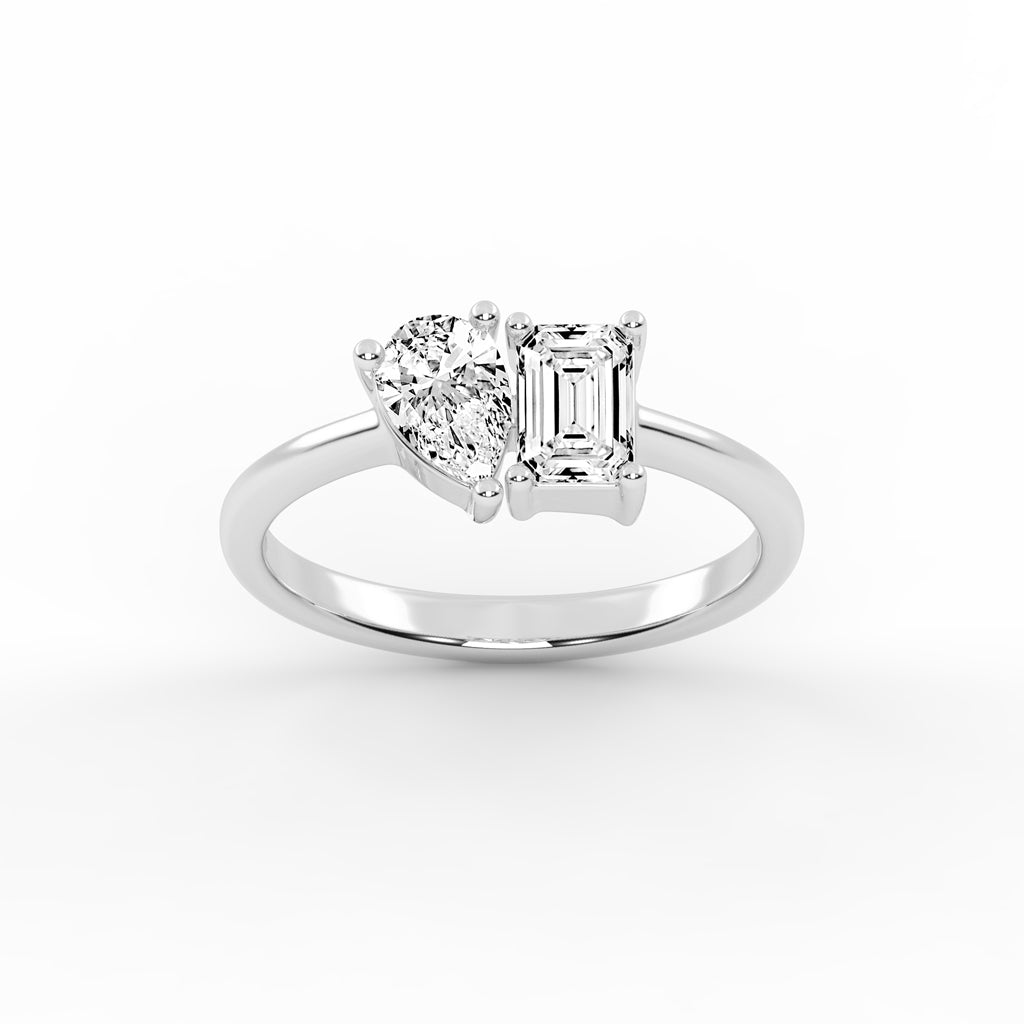 The Converging Radiance Diamond Ring