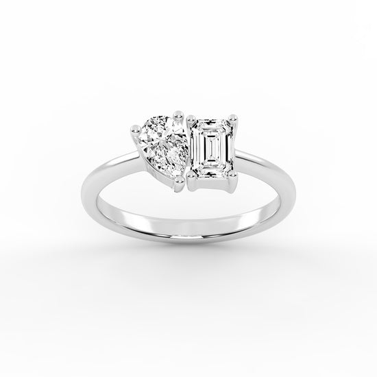 The Converging Radiance Diamond Ring