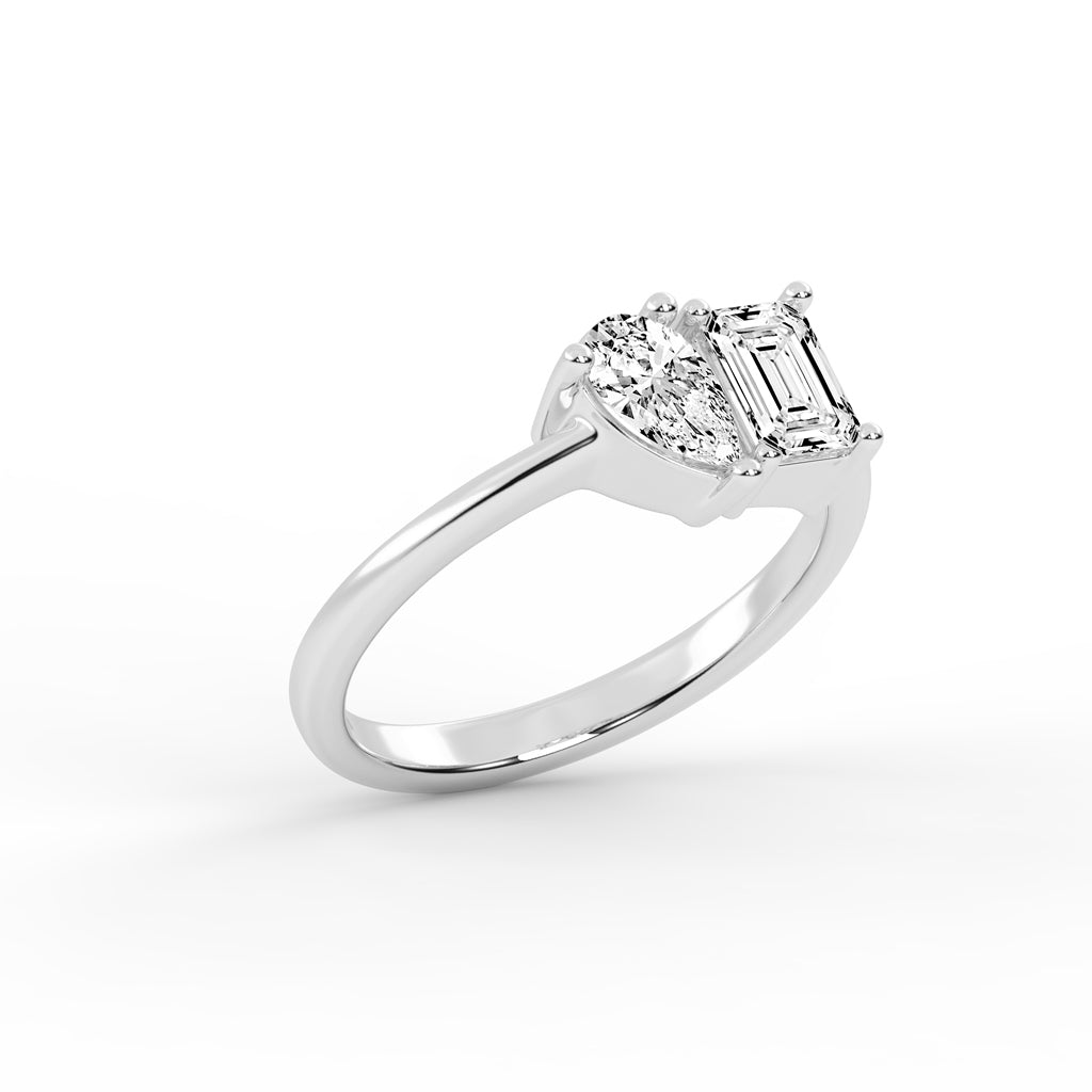 The Converging Radiance Diamond Ring