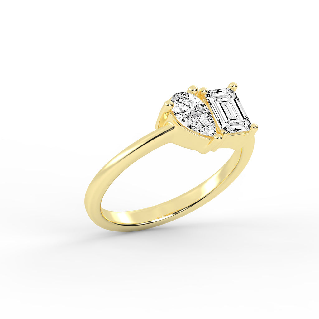 The Converging Radiance Diamond Ring