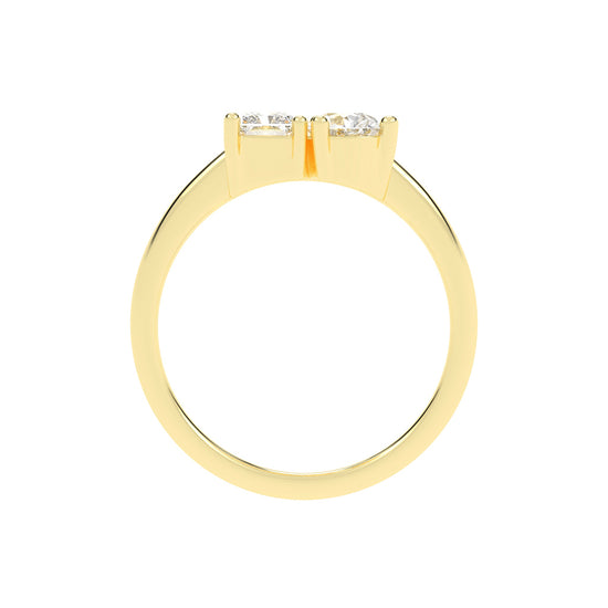The Converging Radiance Diamond Ring