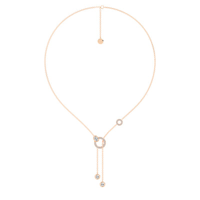 Oria Diamond Lariat Necklace