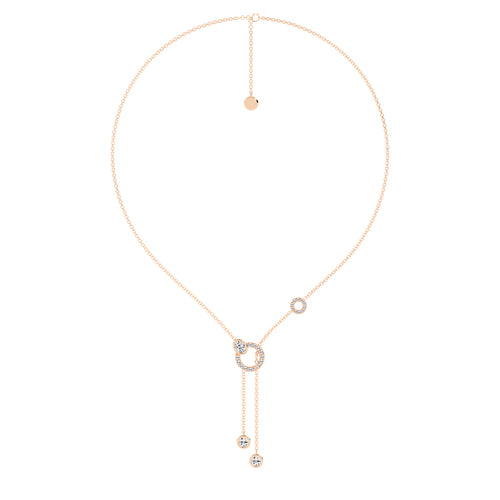 Oria Diamond Lariat Necklace