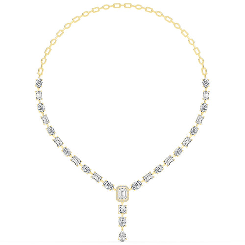 Imperial Grace Emerald Tennis Necklace