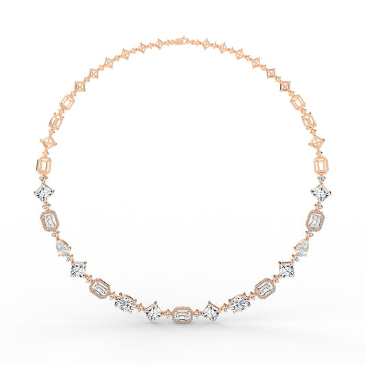 Cadenza Radiant Cut Symphony Necklace